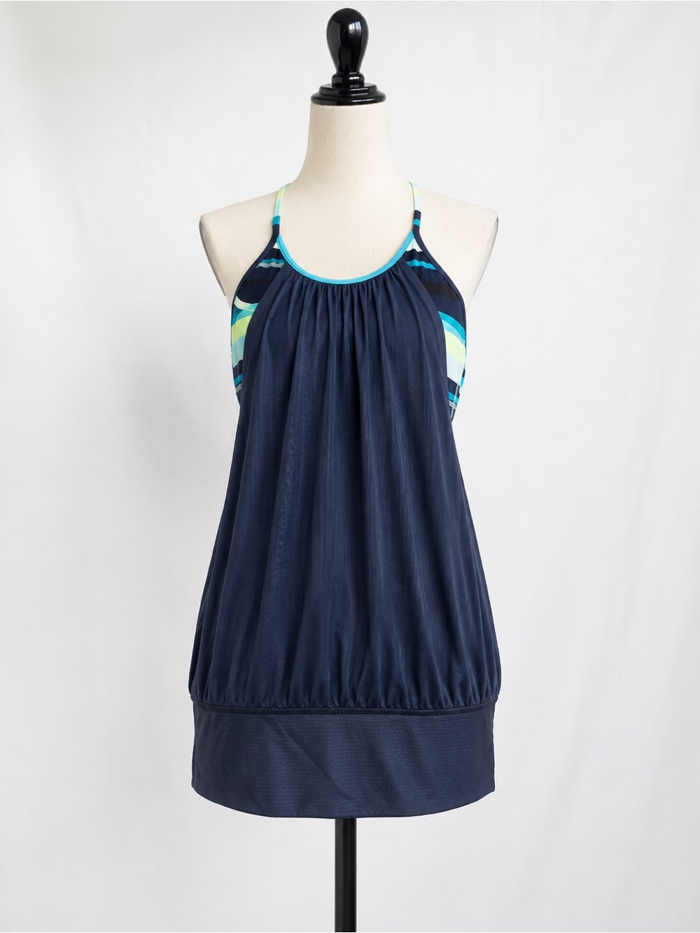 Lululemon No Limits Tank Y2K Inkwell Stripe Surge Size 4